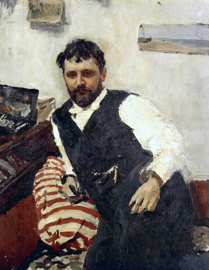 Константин Коровин на портрете кисти Серова